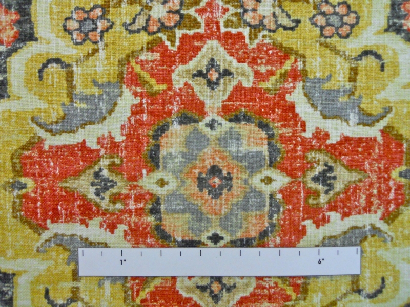 Linen Viscose Upholstery Indian Print1