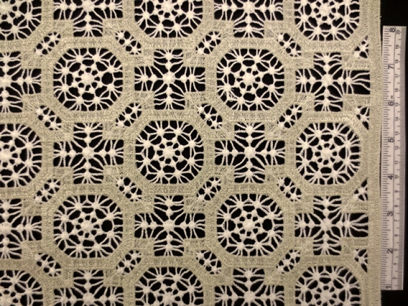 Metallic Guipure Lace0