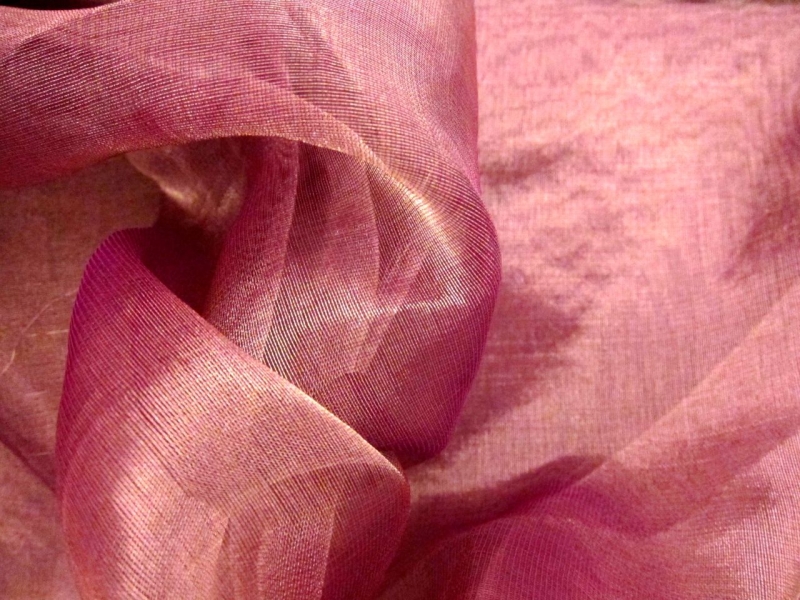 Metallic Silk Organza0