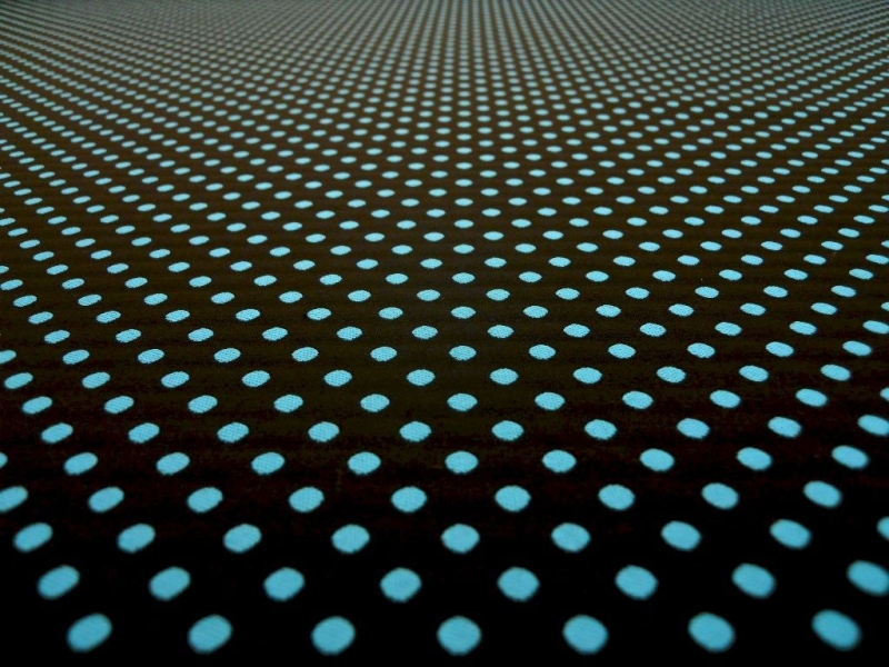 Polyester Rayon Blend Polka Dot Brocade2