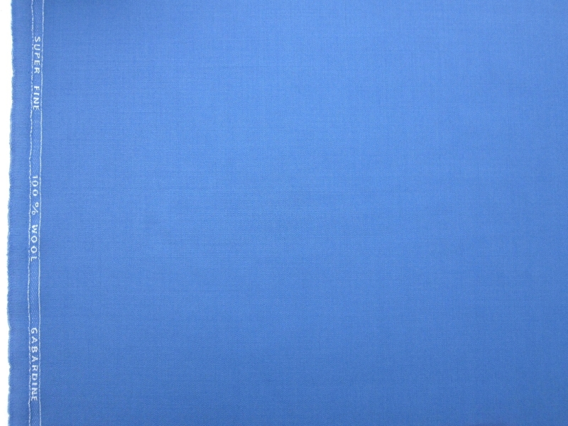 Wool Gabardine in Crystal Blue0