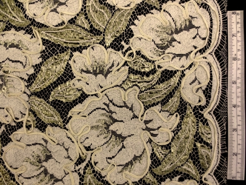 Metallic Soutaché Lace0