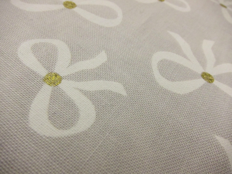 Cotton Broadcloth Metallic Print0