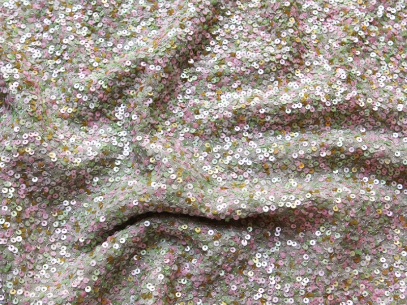 Sequins on Silk Chiffon3