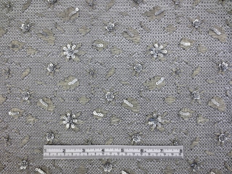 Beaded Metallic Chantilly Lace1