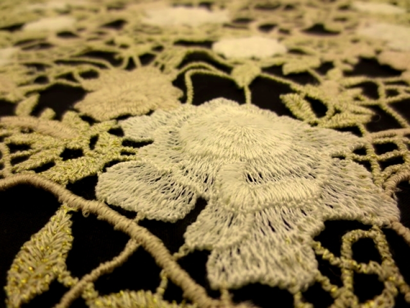 Metallic Guipure Lace2