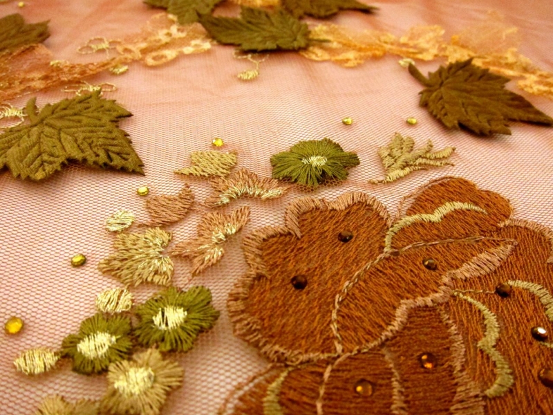 REDUCED  Embroidered and Appliquéd Illusion2