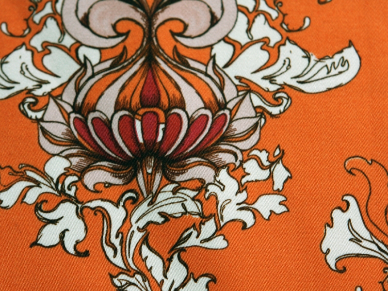 Cotton Sateen Gabardine Print2