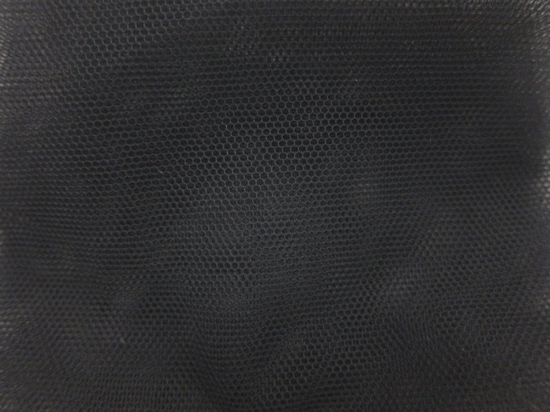 Italian Nylon Tulle in Carbone0