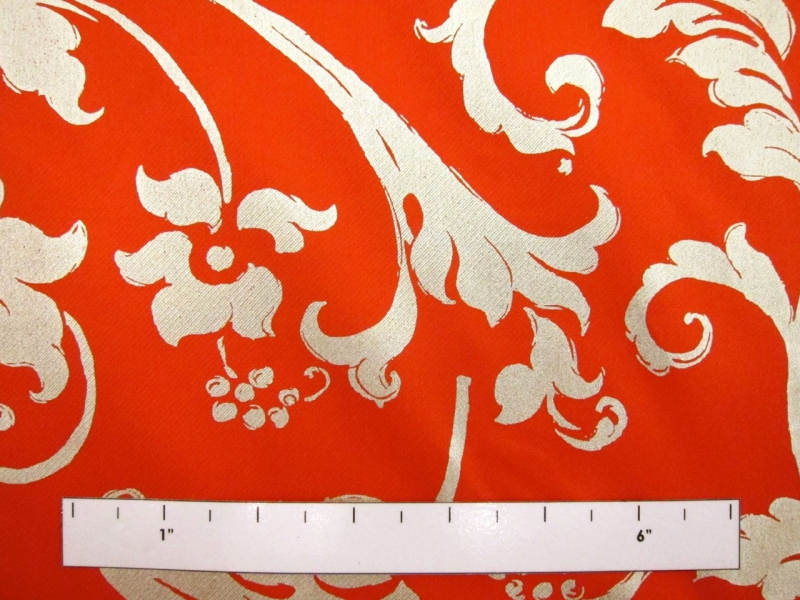 Metallic Printed Light Weight Silk Blend Zibeline1