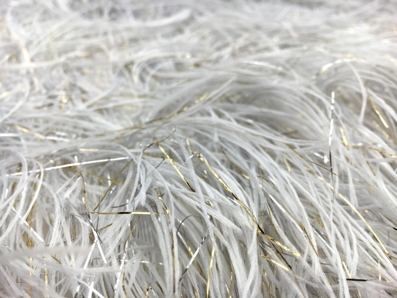 Novelty Eyelash with Lurex Border1