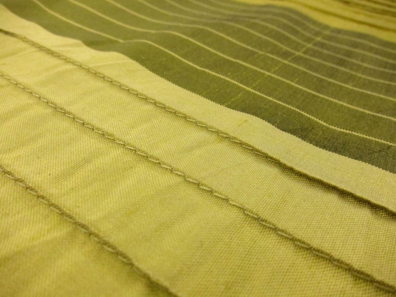Iridescent Tucked Silk Shantung2