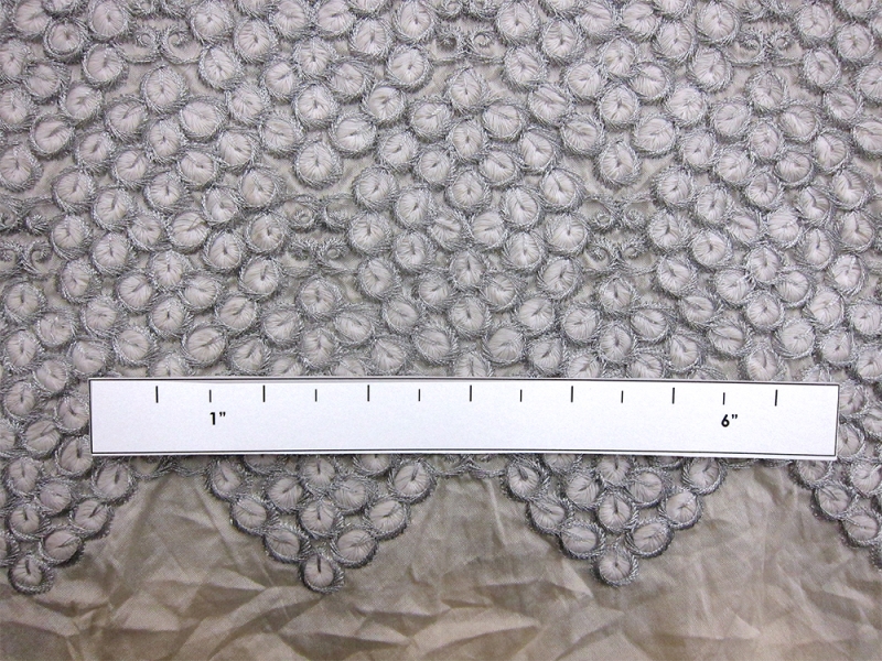 Metallic Embroidered Silk Shantung2