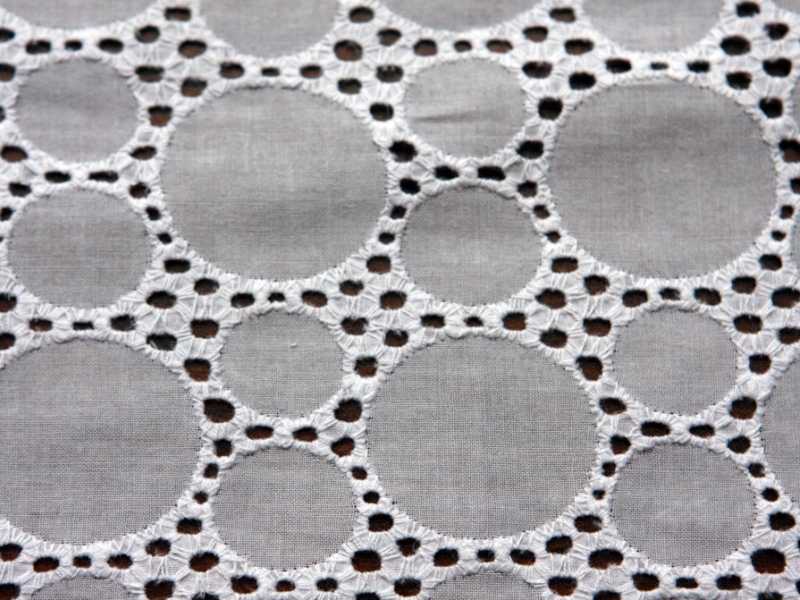 Cotton Eyelet in White3