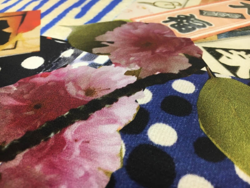 Libertine Printed Cotton and Rayon Sateen with a Tokyo Scene Collage3