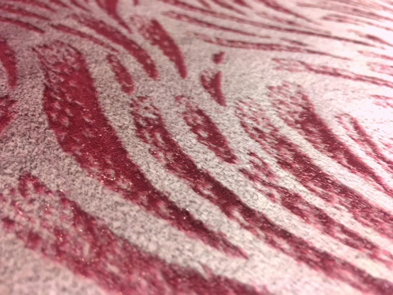 Silk Lurex Panne Velvet in Rose2