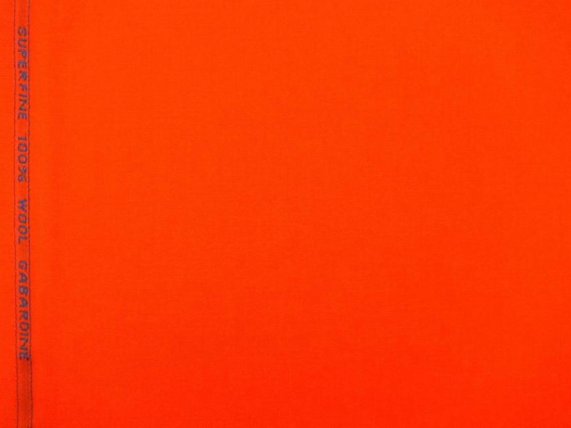 Wool Gabardine in Orange0