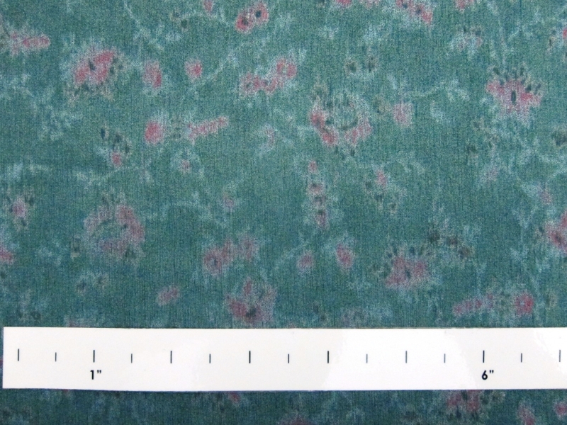 Printed Metallic Silk Chiffon1