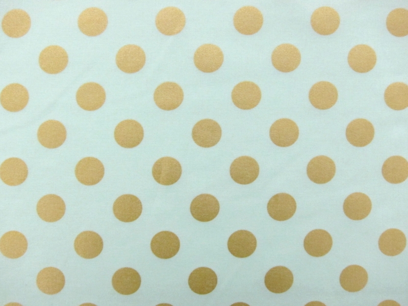 Cotton Broadcloth Metallic Print0