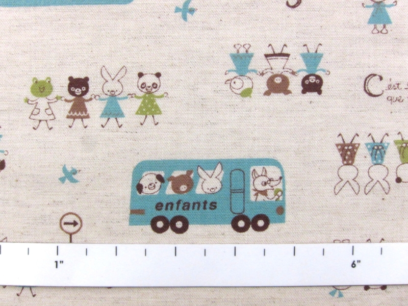 Japanese Cotton Linen Print1
