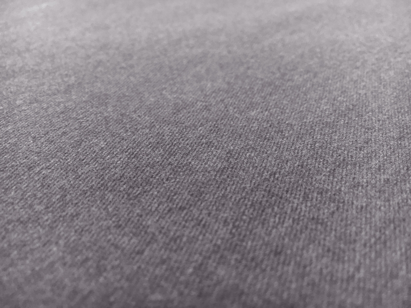 Poly Cotton Blend Stretch Twill Suiting in Heather Grey2