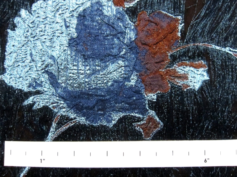 Silk Blend Metallic Cloqué1