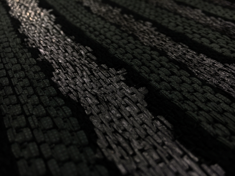 Calvin Klein Novelty Metallic Raffia2