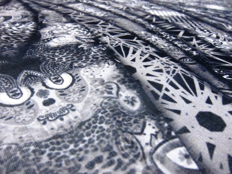 Printed Silk Chiffon2