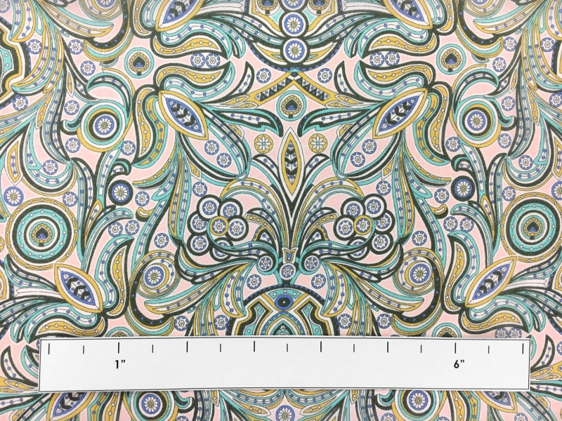 Liberty of London Silk Chiffon Paisley Print1