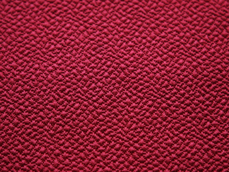 Silk and Wool Hammered Satin in Berry2