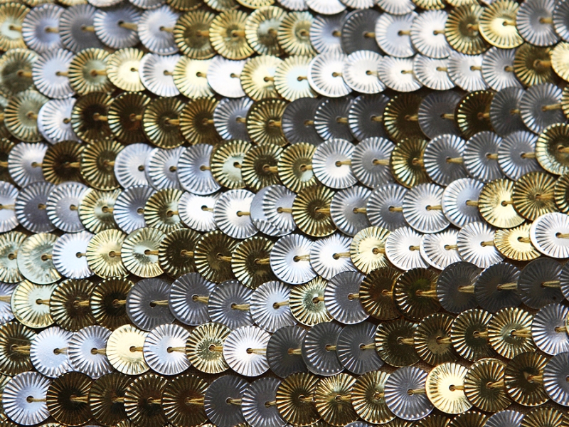 Novelty Paillettes on Silk Chiffon3