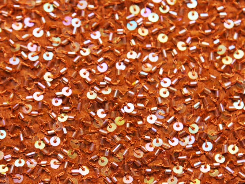 Sequins on Silk Chiffon2