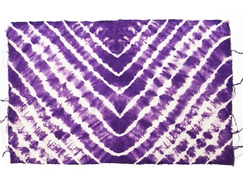 MALIAN MUD CLOTH PURPLE TIE DYE