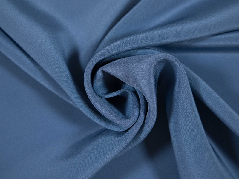 4 ply silk crepe in slate- draped