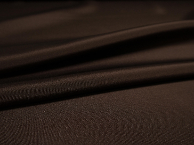 4-ply silk crepe in Bark flat