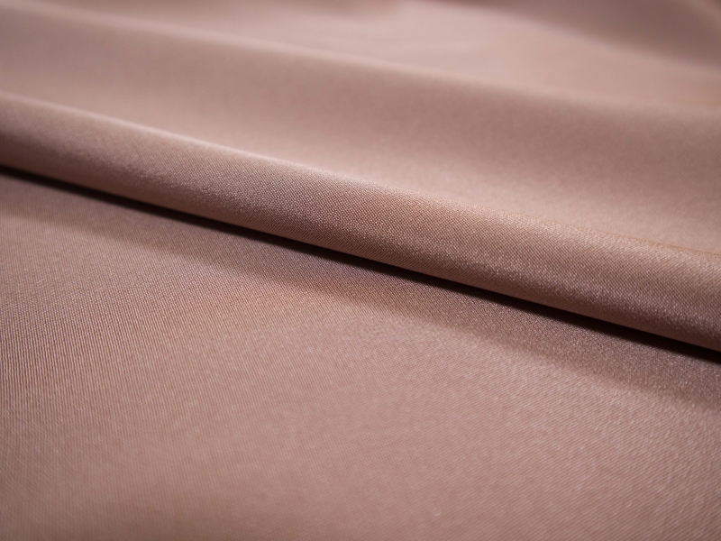 silk 4 ply crepe in Suede- flat