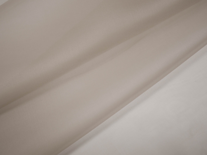 Solid organza in Khaki folded