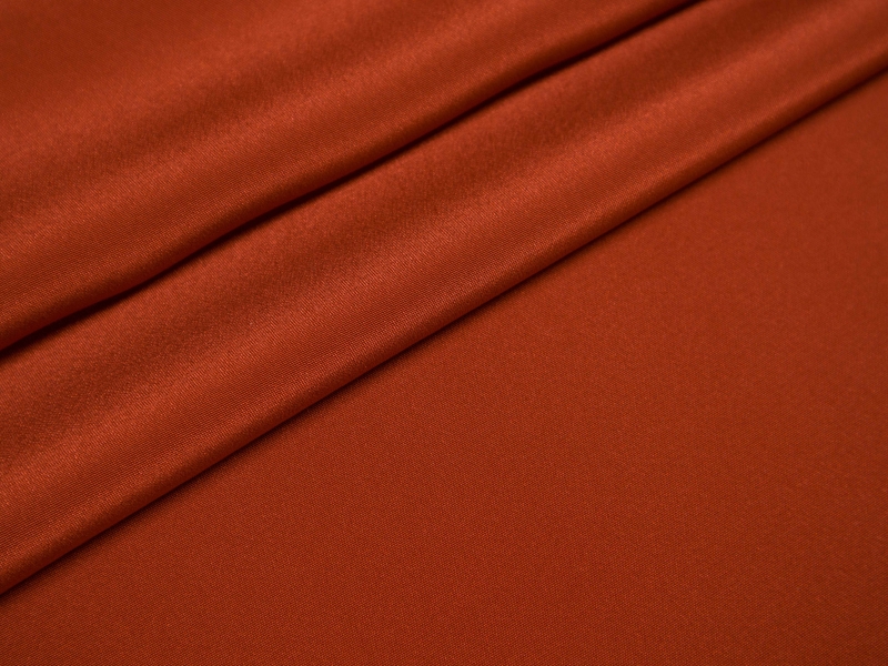 4 ply silk crepe in spice- folded