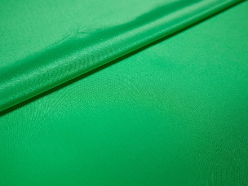 silk Crepe De Chine in kiwi- folded