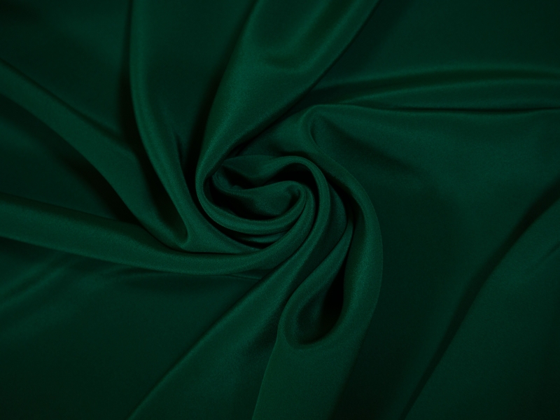 silk 4 ply crepe in Pine- draped
