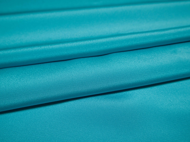 4-ply silk crepe in peacock flat