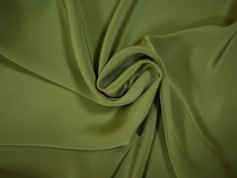 silk 4 ply crepe in Celadon- flat