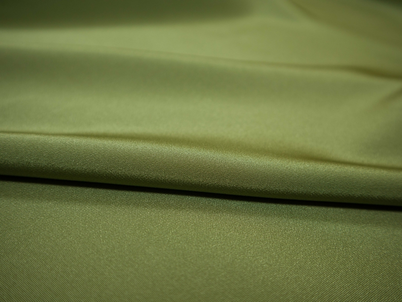 silk 4 ply crepe in Celadon- draped