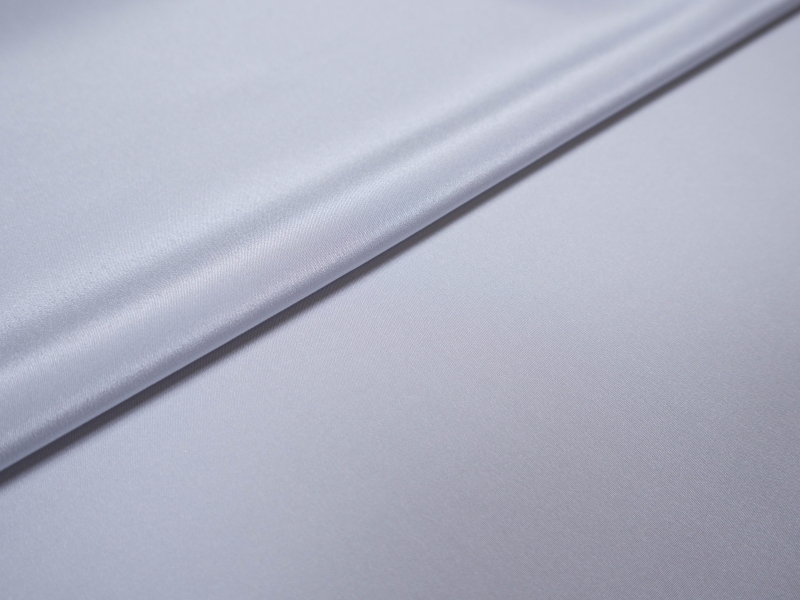 silk Crepe De Chine in quicksilver- folded