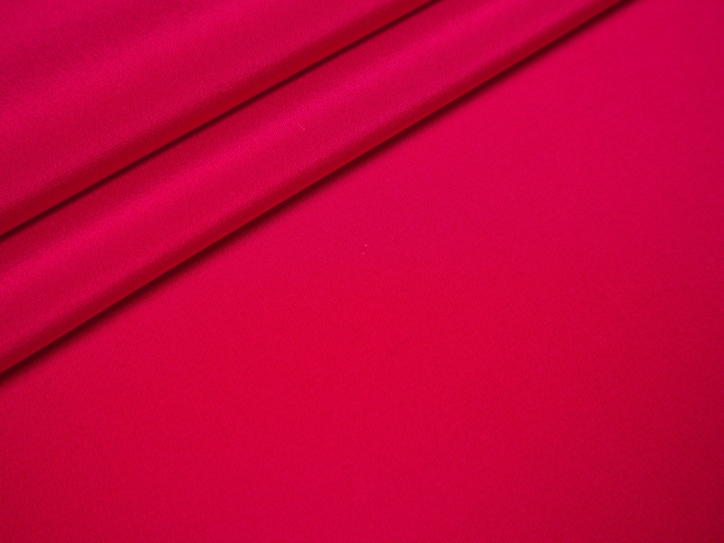 4 ply silk crepe in red folded