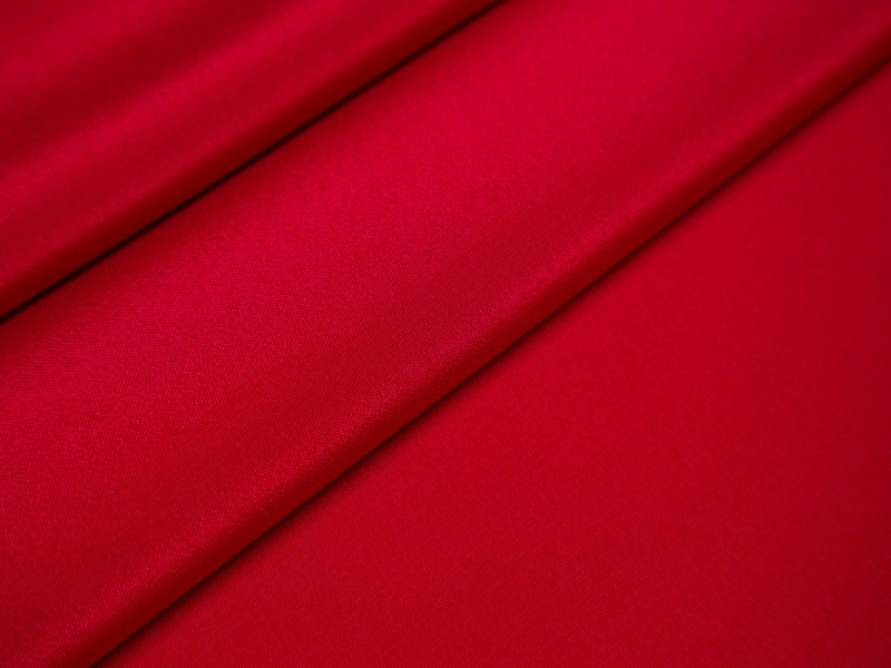 4 ply silk crepe in cardinal folded