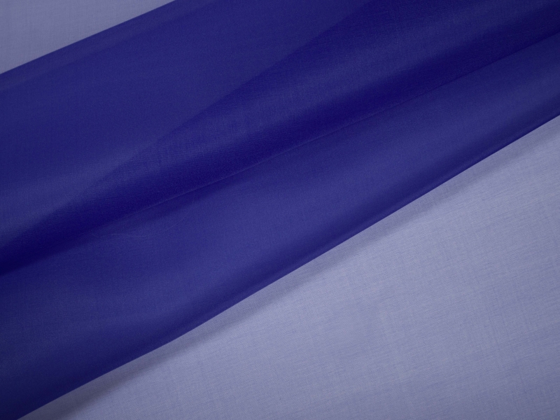 Solid organza in Iris folded