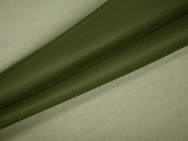 Solid organza in Avocado folded