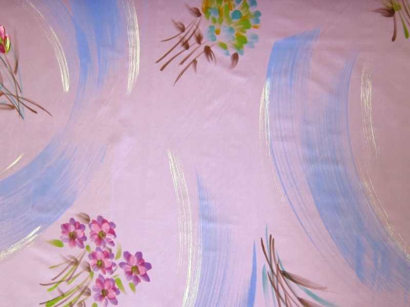Hand Painted Iridescent Taffeta1
