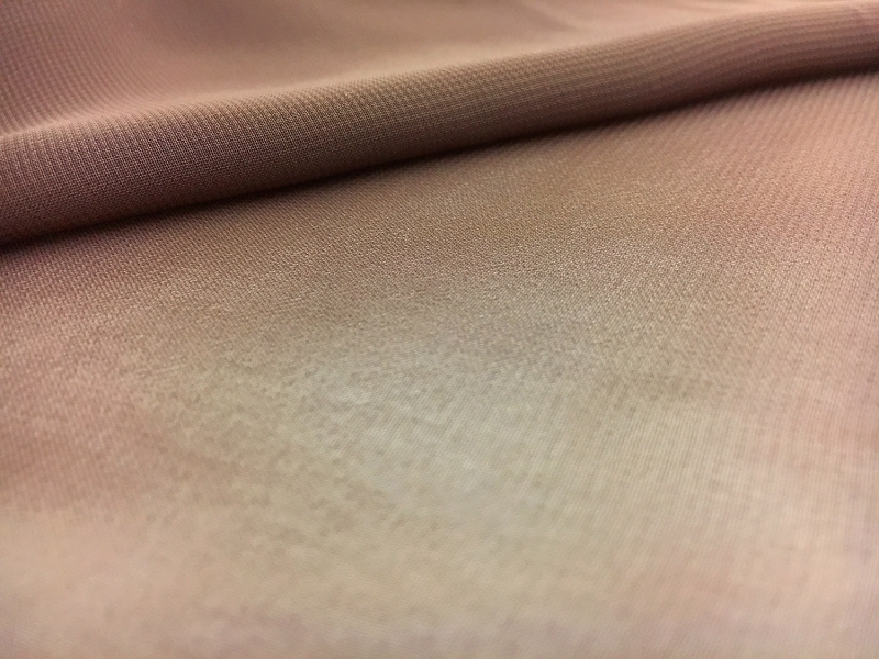 Japanese Polyester Chiffon in Chocolate Brown0